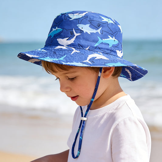 Kids' Adjustable Dinosaur Bucket Hat - Lightweight & Breathable