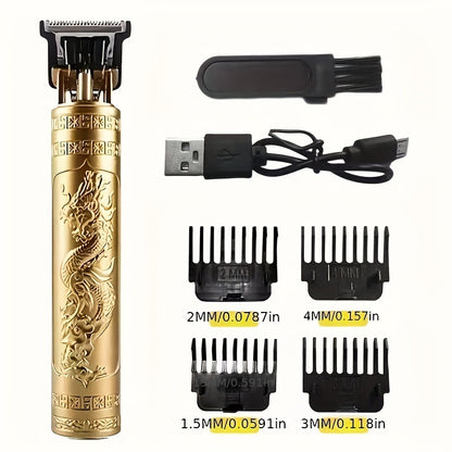 1SET Professional Electric Hair Clipper Men's Barber Shears Barbershop Shaving and Grooming Tool Father's Day Gift