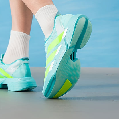 Men's Adidas Adizero Racing Sneakers in Bright Teal for Training