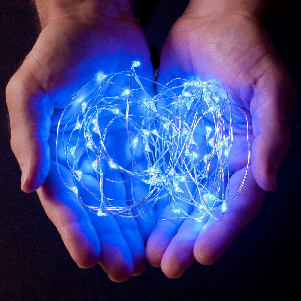 1pc, LED USB Fairy Lights, USB Powered Copper Wire Garland String Lights for Home Wall Room Holiday Party Wedding Festival Indoor Bedroom Table Ramadan Halloween Christmas Decoration, Best for Christmas