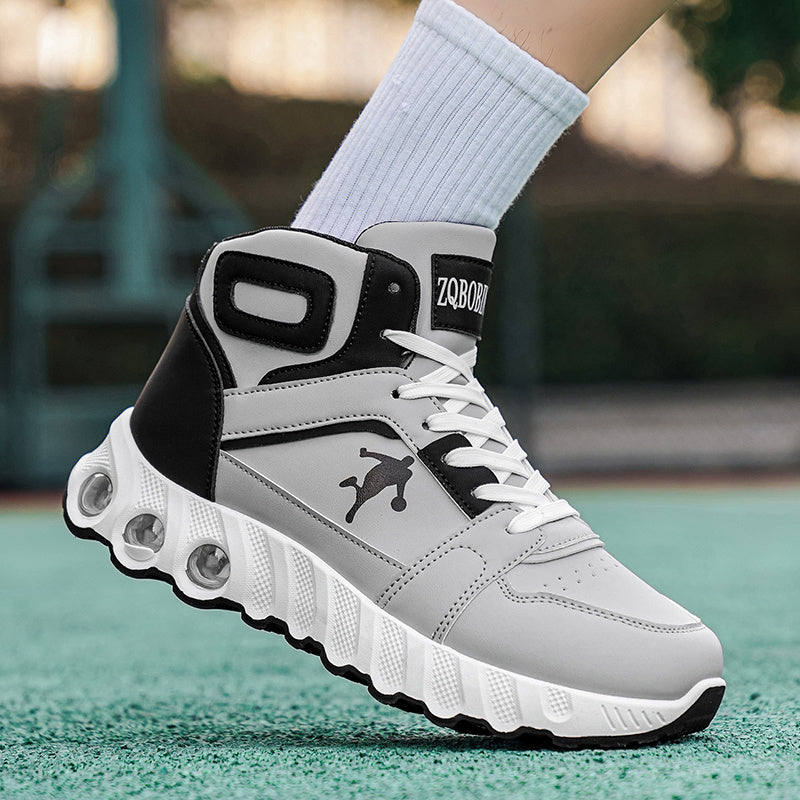 Men's All-Season Mid-Top Outdoor Running Shoes with EVA Cushioning