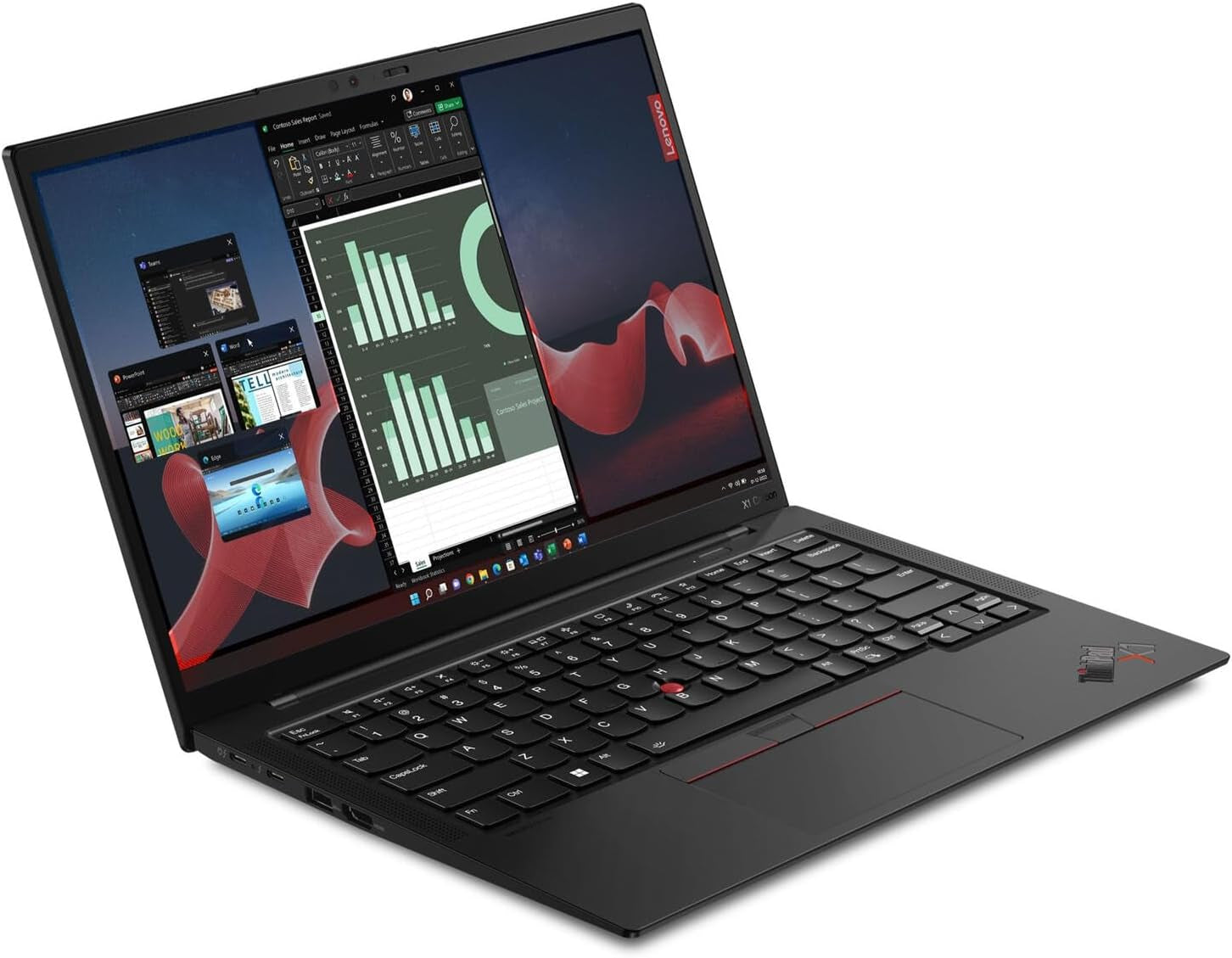 Lenovo Gen 11 Thinkpad X1 Carbon Laptop with Intel Core I7-1365U Vpro Processor, 14" WUXGA 100% Srgb Anti-Glare Touchscreen, 32GB LPDDR5 RAM, 1TB Gen4 Performance SSD, Thunderbolt, and Windows 11 Pro