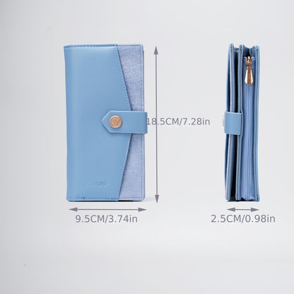 Women's Wallet 2024 New Niche Design High-End Large Capacity Long Card Holder Dual Function