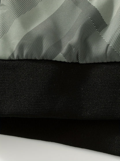 Men'S Lightweight Softshell Jacket - Olive Green/Black/Gray/ - Stand Collar Windproof Coat with Zippered Pockets - Non-Stretch Fabric for Hiking, Gym, Casual Outdoors - Spring/Fall Athletic Outerwear - Easy-Care Sportswear, H