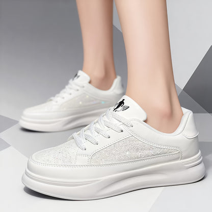 Unisex All-Season Jianbu Ningyu Fashion Lace-Up Flash Men's Casual Sneakers, Spring Comfortable Soft Thick-Soled Special Offer Men's Skate Shoes, Spring/Autumn Low-Price Men's Running Shoes, All-Season Trendy Versatile Unisex