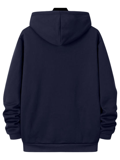 Men'S Trendy And Minimalist Triangular Striped Logo Hoodie And Sweatpants Set for Spring And Autumn, Featuring a Loose And Comfortable Design Suitable for Sports And Leisure, Machine Washable