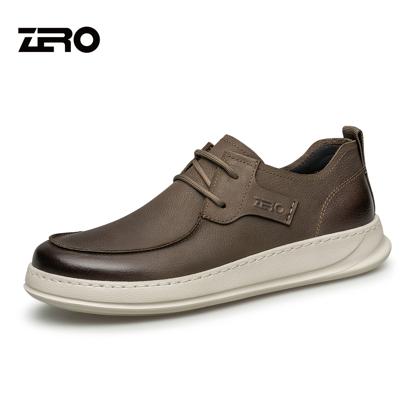 Men's Casual Leather Loafers Soft Sole Breathable Shoes