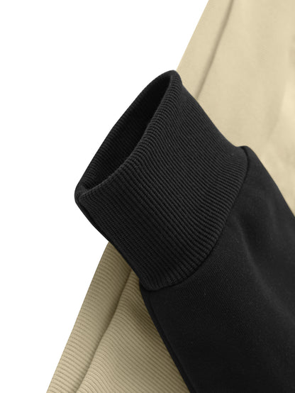 A New Trendy Color-Blocked Hoodie with Raglan Sleeves And Loose-Fitting Cargo Pants Featuring Multiple Pockets, Perfect for Casual Everyday Wear. This Breathable Hoodie And Loose Long Pants Set Comes in a Two-Piece Print Desi