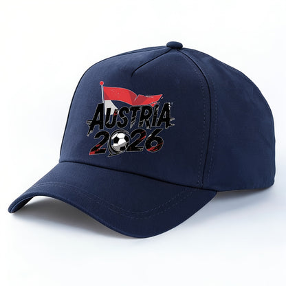 Unisex Austrian Theme Baseball Cap, Breathable Polyester Hat