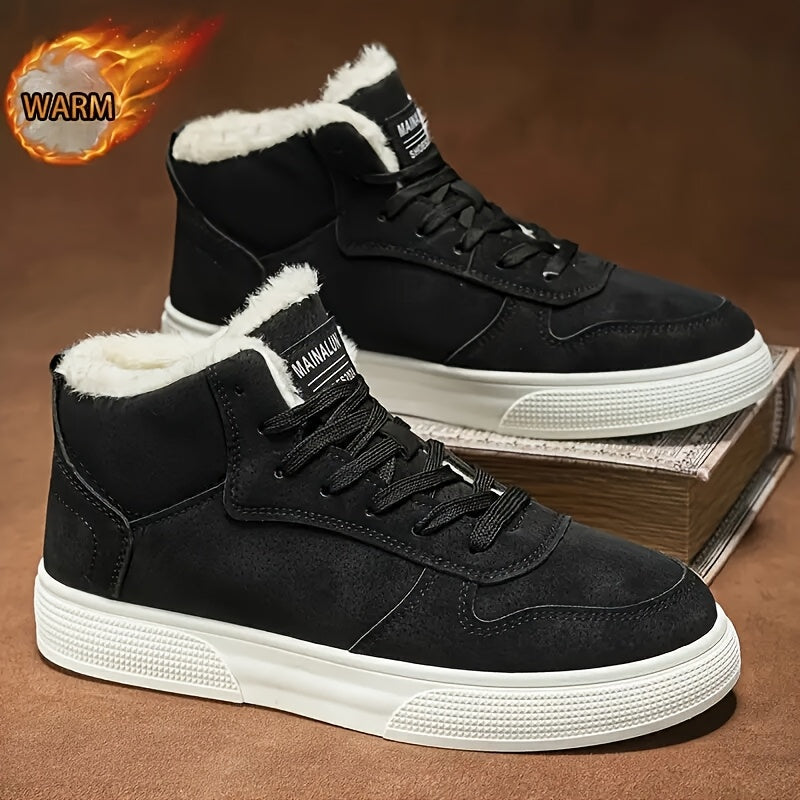 Men'S & Women'S Winter Snow Boots - Heavy-Duty PVC Sole, Warm & Arch Support - All-Season Ankle Boots with Lace-Up Closure - Heavy-Duty Traction Tread, - Ideal For Ice, Snow, Hiking, Winter Boots, Hiking Footwear, Outdoor Foo