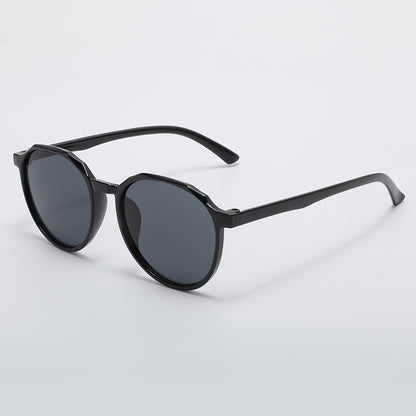 Unisex Rectangle Plastic Glasses with Face-Shaping Frames