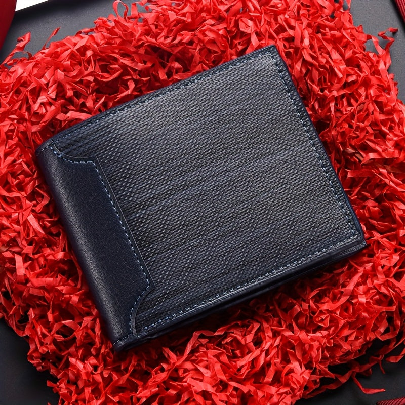 Travel Accessories Travel Wallet Premium Men's Card Holder Daily Use ID Case with 8 Card Slots Unisex Ticket Holder Coin Purse Suitable for and Middle-Aged Christmas Gift