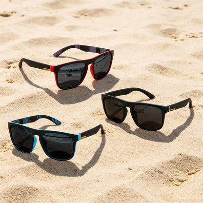 Vintage Black UV400 Sunglasses for Men and Women