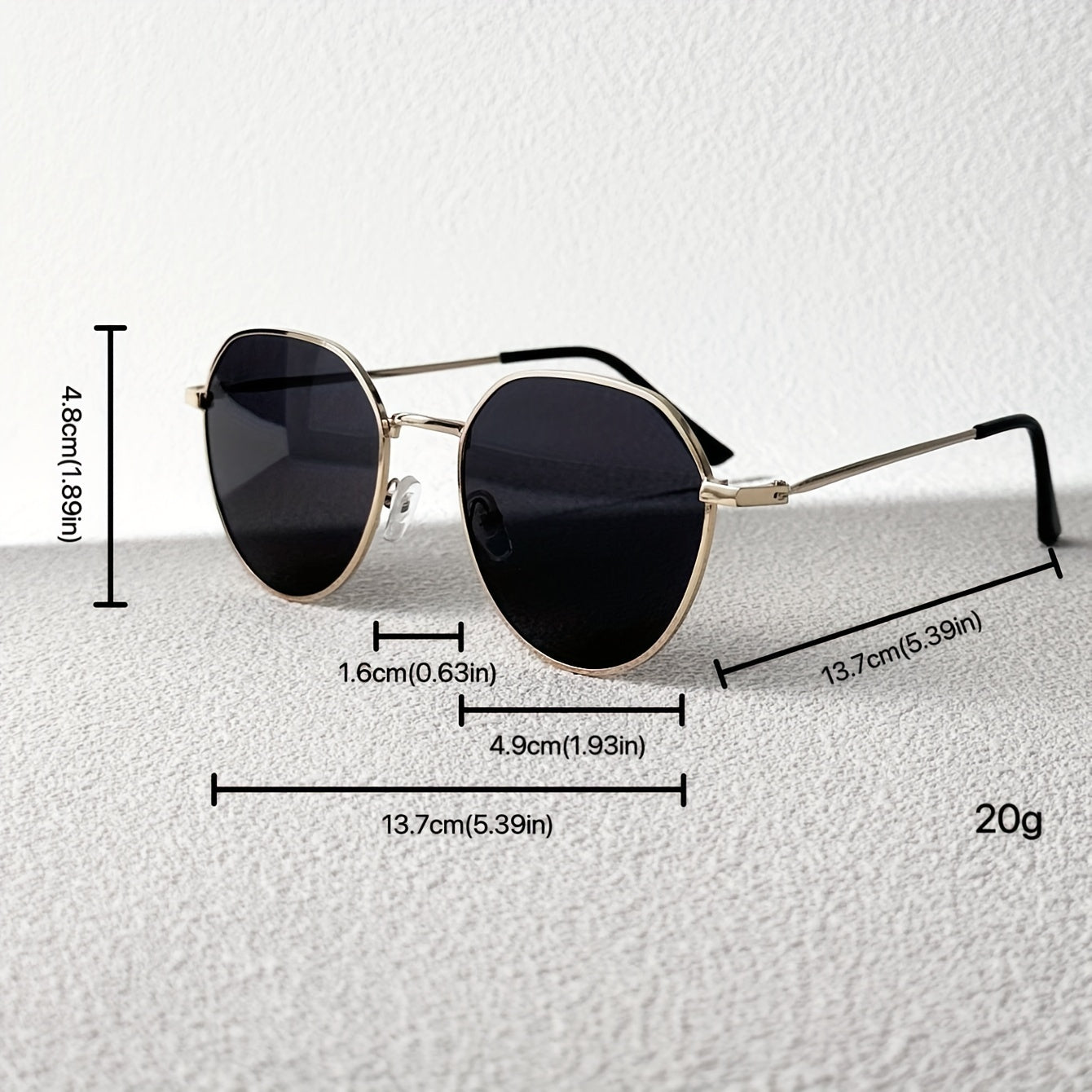 Men's Fashion Fashion with Metal Frame - Anti-Glare, for Daily Wear &