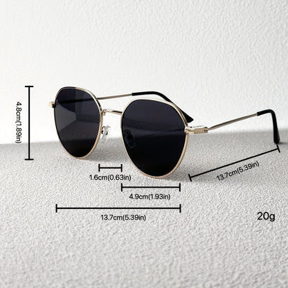 Men's Fashion Fashion with Metal Frame - Anti-Glare, for Daily Wear &