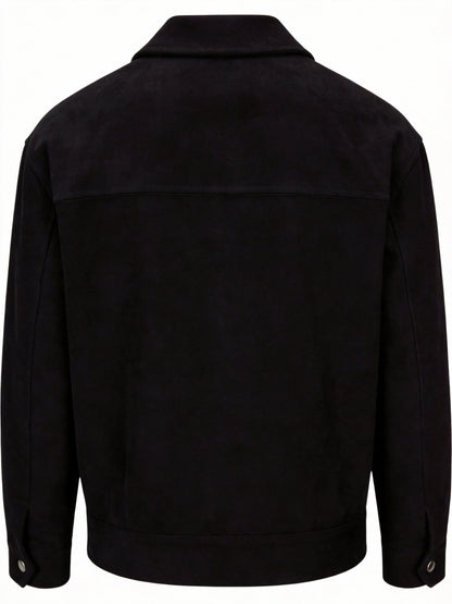 Men's Lapel Softshell Jacket Casual Spring/Fall Outerwear