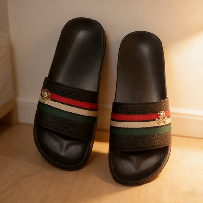 Lightweight Casual Indoor Slippers with Non-Slip Rubber Sole