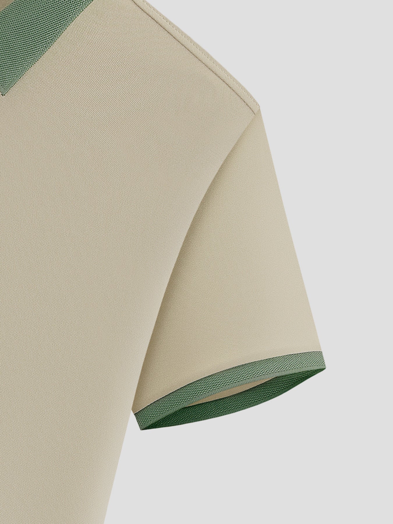 Men's Shirt - Light Pink and Beige Collar Golf and Tennis Shirt, Front Button Grid, Used for Formal Leisure Activities - L112-26, Sportswear, Button Grid, High Quality Fabric, Fashionable Top, Sports Enthusiasts, Perfect Gift - ayq