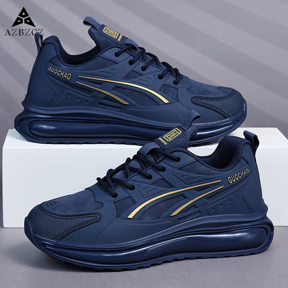 Men's Retro Low-Top Sneakers with Cushioned Air Sole