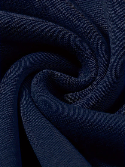 Men's White Christmas & New Year Oversized Sweatshirt - Long Loose Fit Casual Sweater with Pocket, Red Polka Santa Hat & Holly Berry Logo, Pink Heart Accent - Holiday Party Winter Wear (Machine Washable)