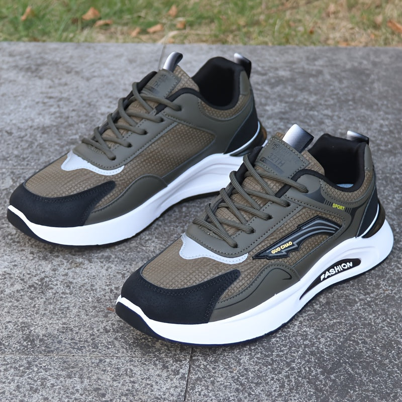 Men's Lightweight Casual Shoes with Soft Rubber Sole