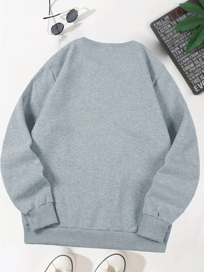 Men's Happy New Year Print Sweater - Champagne Glass & Confetti Design, Round Neck Casual Pullover, Machine Washable Winter Warmth, Comfortable Knit Sweater for Parties & Casual Attire (New Year's Eve Outfits) - Stylish Men's