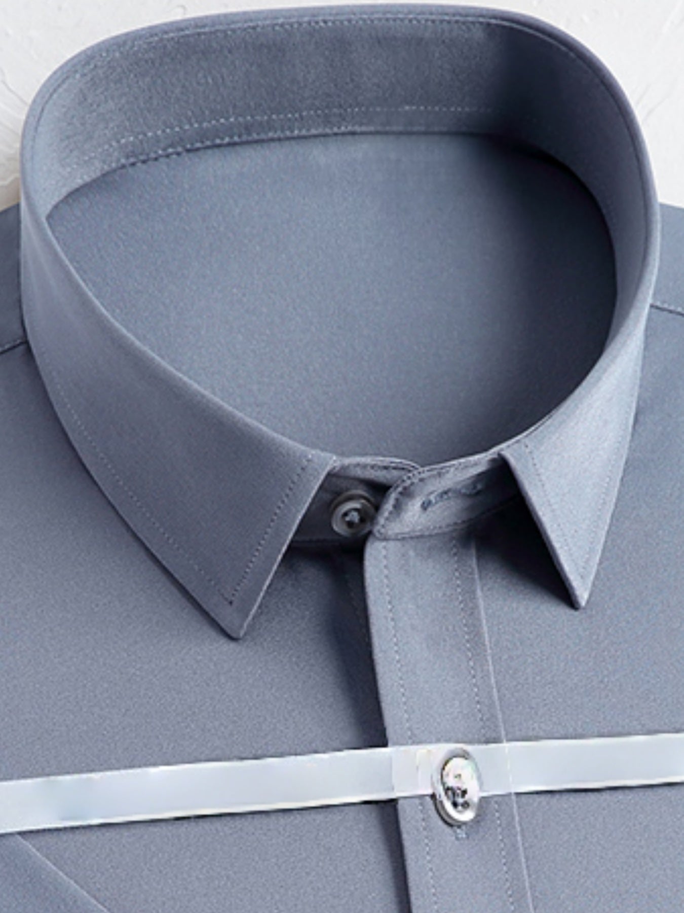 Men's Slim Fit Summer Short-Sleeve Cotton Blend Shirt