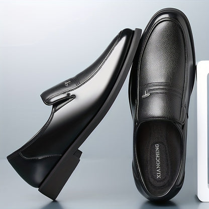 Men's Breathable Pointed Toe Oxford Shoes, Slip-On Formal & Casual