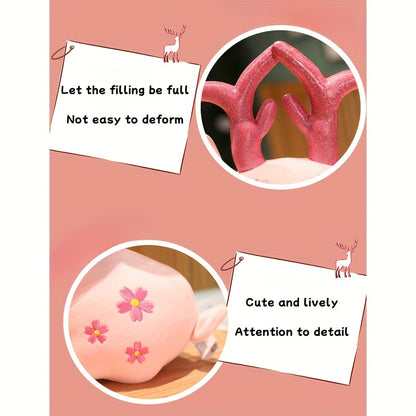 A 33Cm/12.9In Plush Moose Toy, Perfect As a Gift for Day, Valentine'S Day, Or Christmas, Ideal for Friends