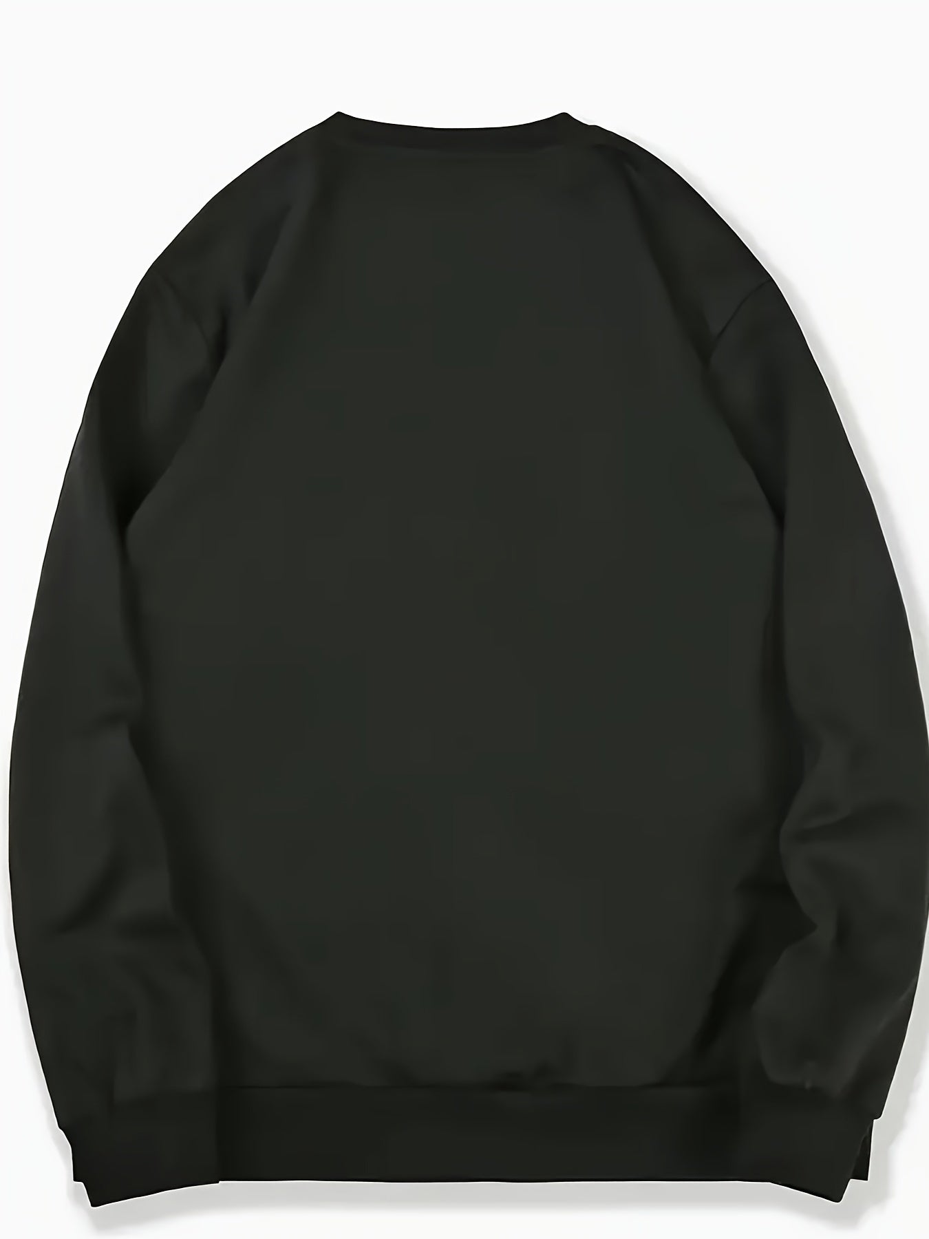 Men's White Christmas & New Year Oversized Sweatshirt - Long Loose Fit Casual Sweater with Pocket, Red Polka Santa Hat & Holly Berry Logo, Pink Heart Accent - Holiday Party Winter Wear (Machine Washable)