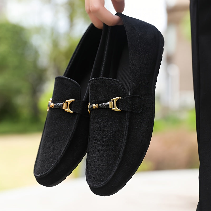 Men's Casual Canvas Slip-On Shoes Round Toe Summer Style