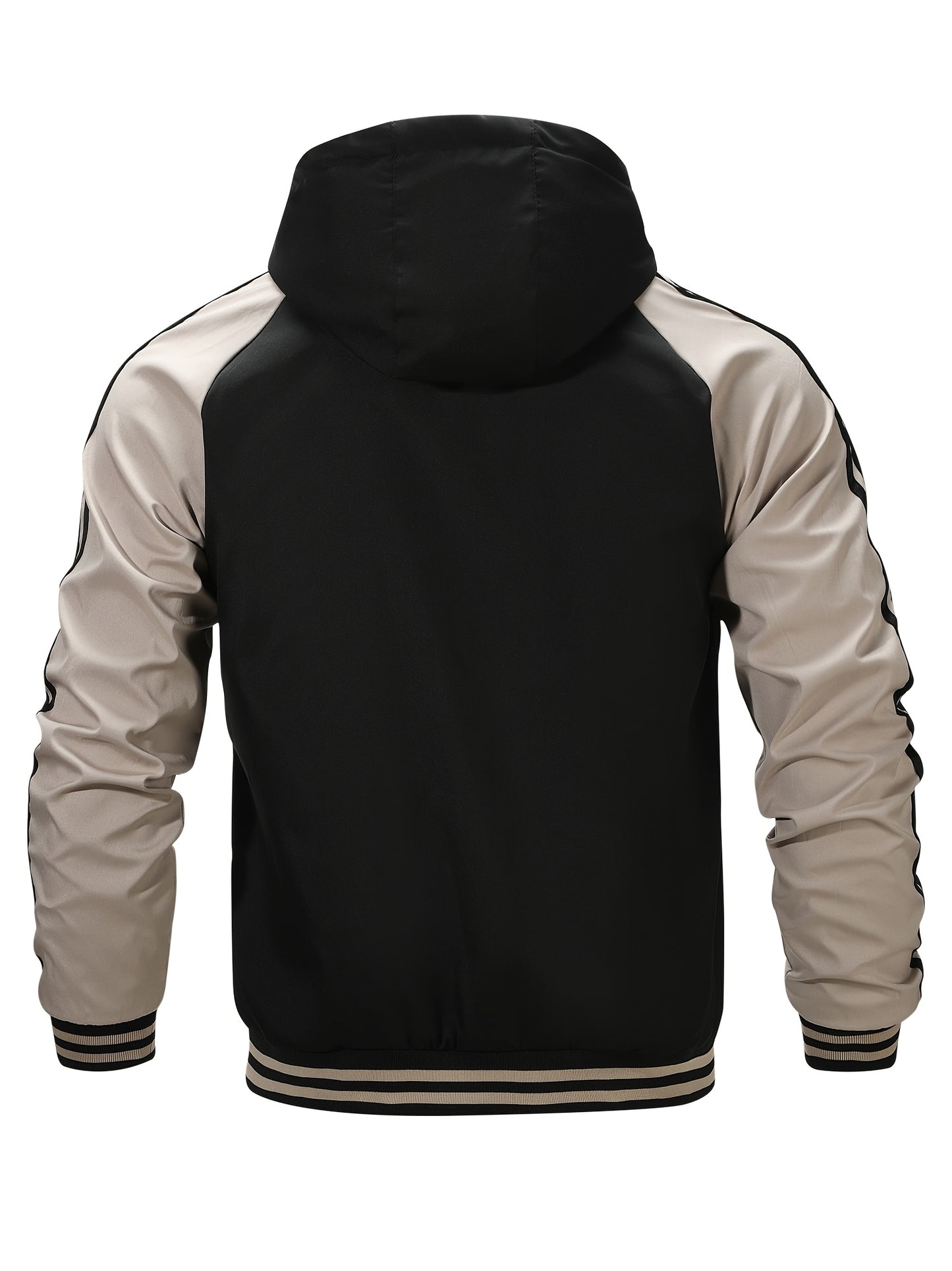Men's Lightweight Hooded Jacket Casual Four Seasons Polyester