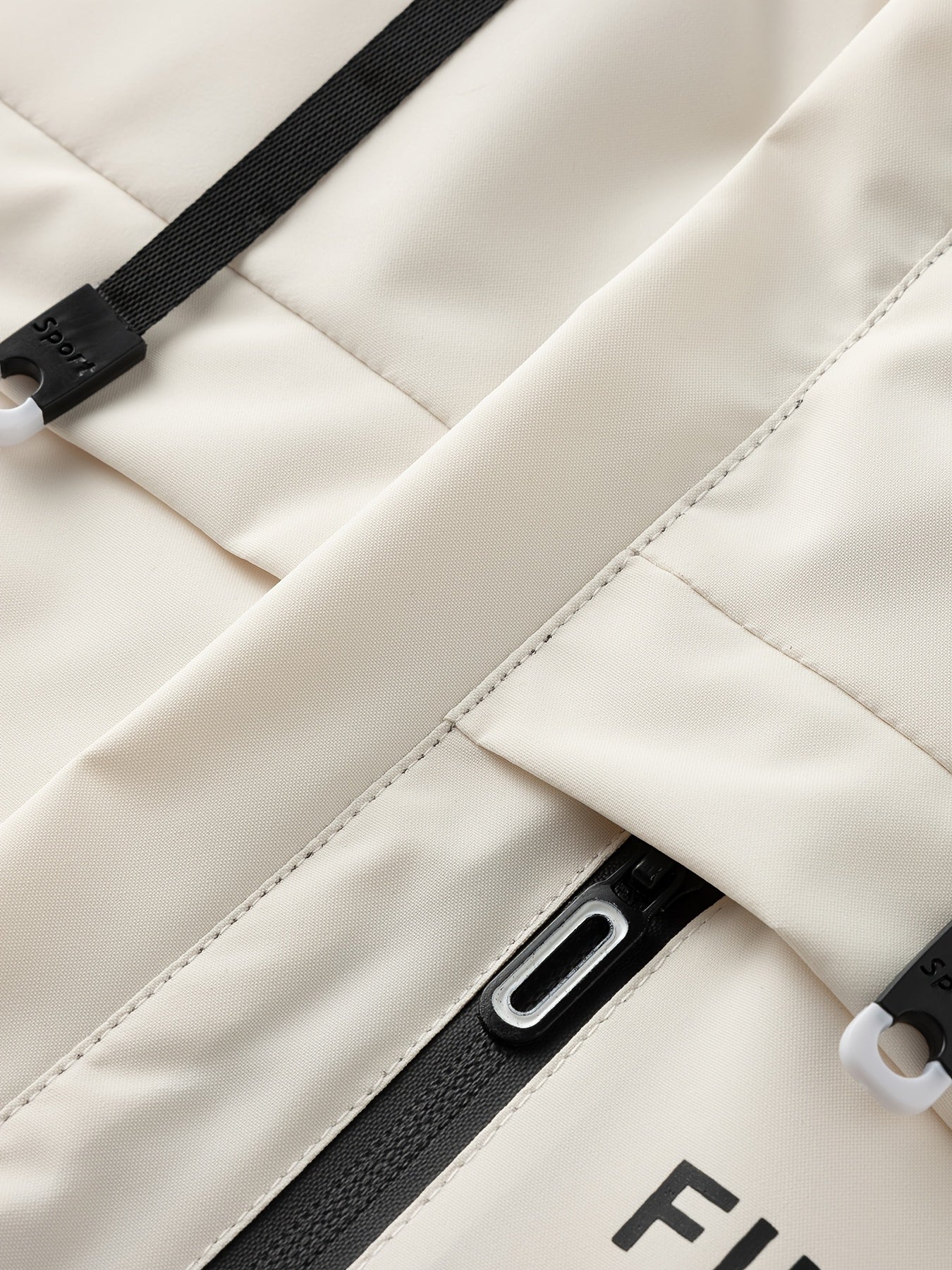 Spring and Autumn Men'S Sports and Leisure Hooded Jacket