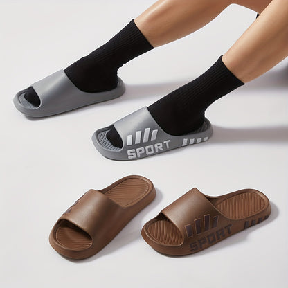 Men'S Stylish Slippers - Non-Slip, Odor-Resistant Summer Beach Sandals | Comfortable EVA Open-Toe Slides, Suitable for Indoor And Outdoor Wear, Summer Sandals - ayq