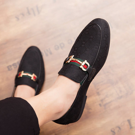 Universal PU Low Top Shoes Black Blue Sizes 38-45 - ayq