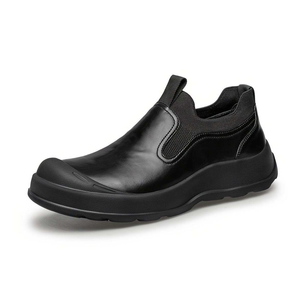 Men's Leather Slip-On Loafers Casual Business Shoes Spring 2026