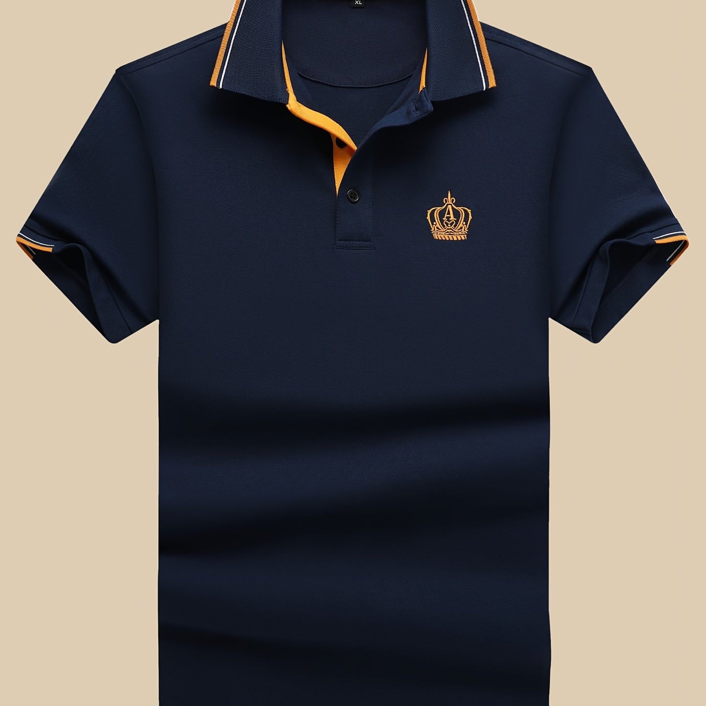 Men'S Short-Sleeve Polo Shirt. Made of 95% And 5% Spandex, This Lightweight Business Casual Collared Shirt Is Breathable And Comfortable - ayq