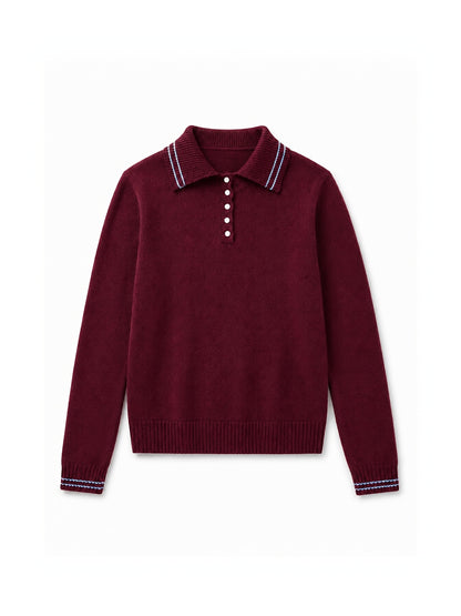 Women's Chocolate Brown Slim Fit High Neck Sweater for Fall Winter