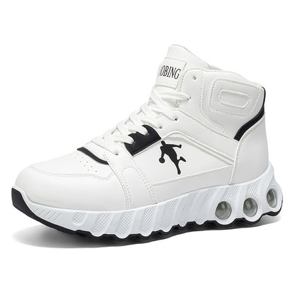 Men's All-Season Mid-Top Outdoor Running Shoes with EVA Cushioning