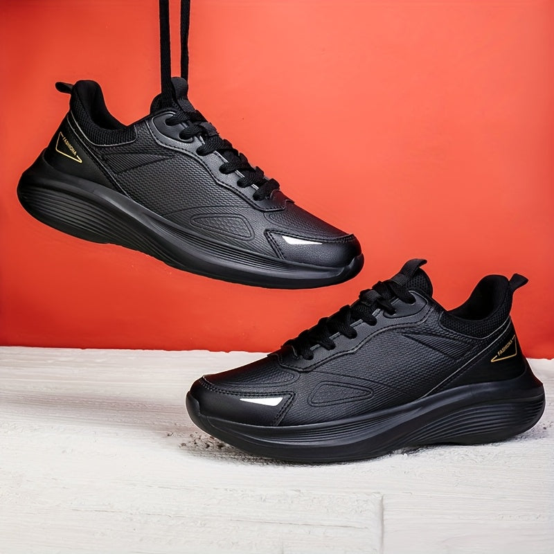 Men'S Lightweight Lace-Up Sneakers, Suitable for Running, Basketball, Fitness, And Casual Wear at The Gym - ayq