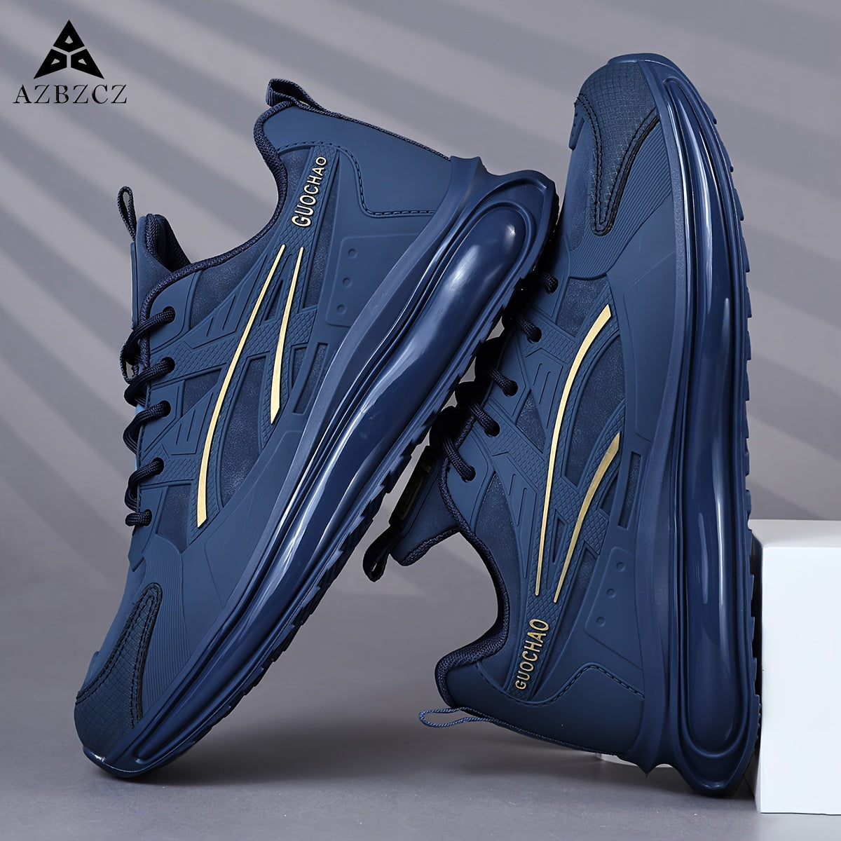 Men's Retro Low-Top Sneakers with Cushioned Air Sole