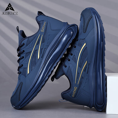 Men's Retro Low-Top Sneakers with Cushioned Air Sole