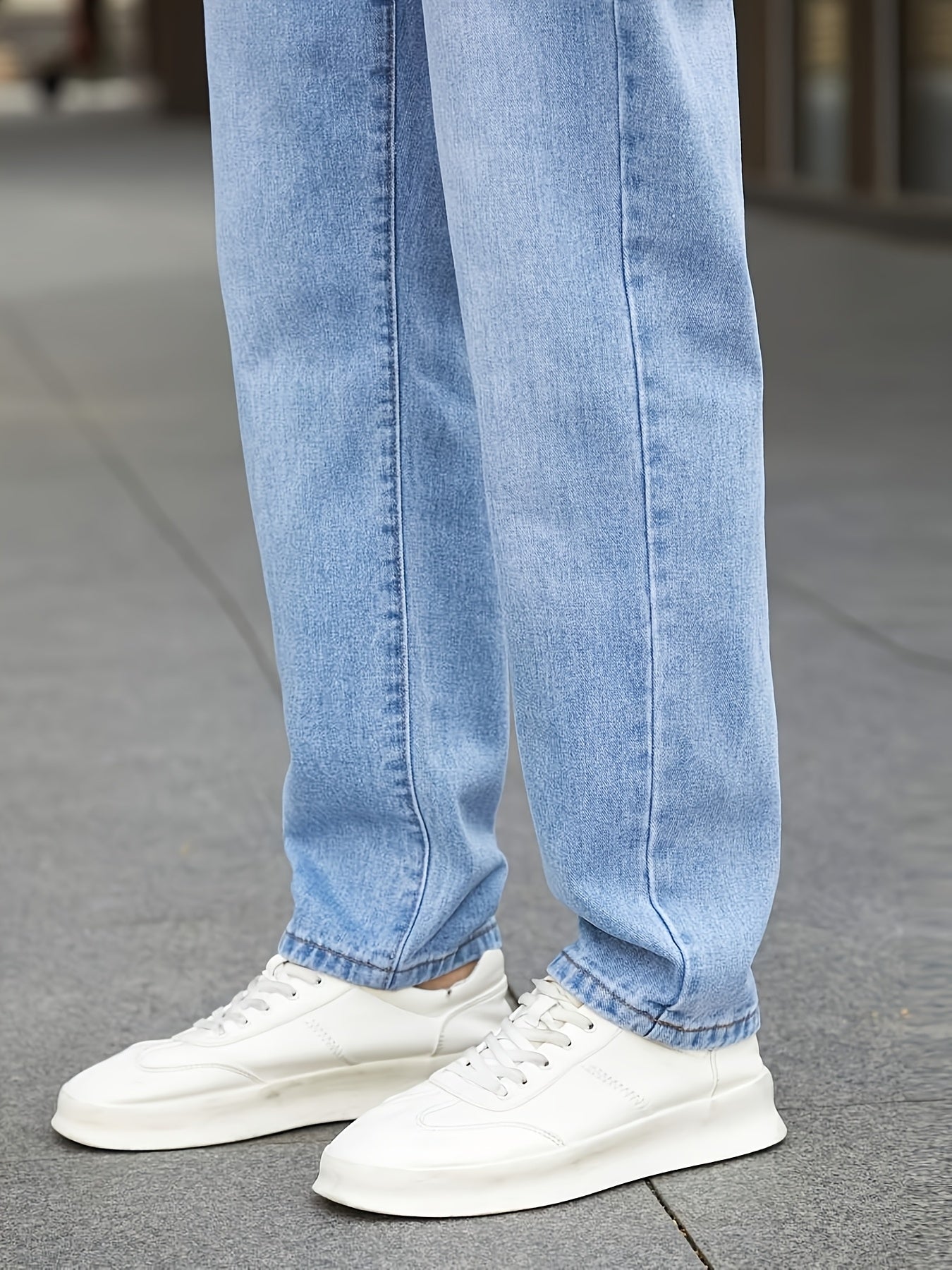 Teen Boy Casual Light-Colored Denim Boyfriend Fit Pants