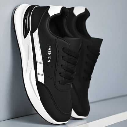 Men's Road Running Shoes, Large Size Men's Outdoor Hiking Shoes, Lace-up Walking Shoes, Training Shoes, Low-top Running Shoes, Trendy Skate Shoes, Student Casual Sneakers for Spring, Summer, Autumn, and All Seasons