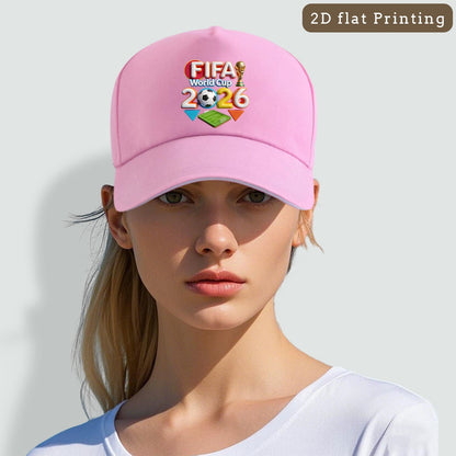 Unisex FIFA 2026 Baseball Cap with Cartoon Sports Design