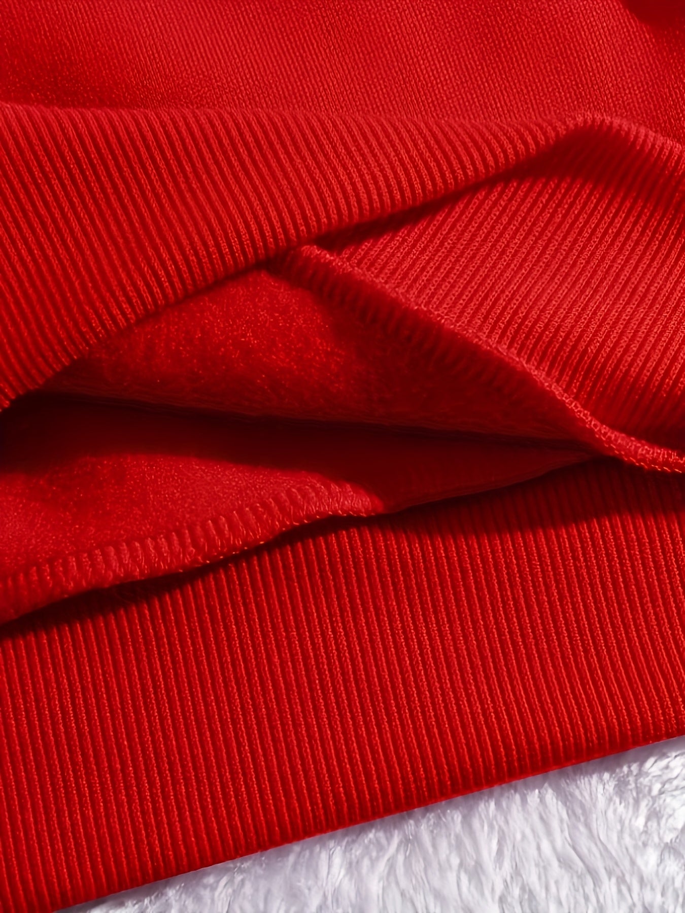 Women's Red Christmas Sweater Sweater Vest-Like Long Sleeve Pullover - Thick Warm Winter Sweater with " a Who Loves Christmas" Slogan, Tree & Snowflake Print, Casual Holiday Party Outfit (Machine Washable) for Xmas Parties &