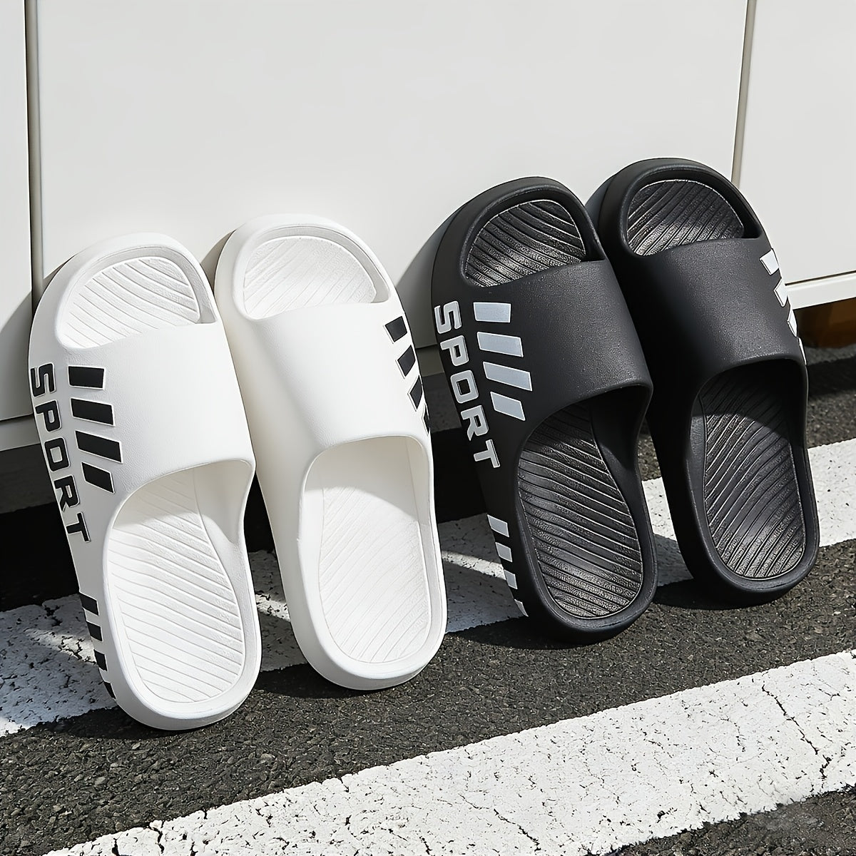 Men's Casual Sports Slippers Slip-On EVA Anti-Slip All-Season