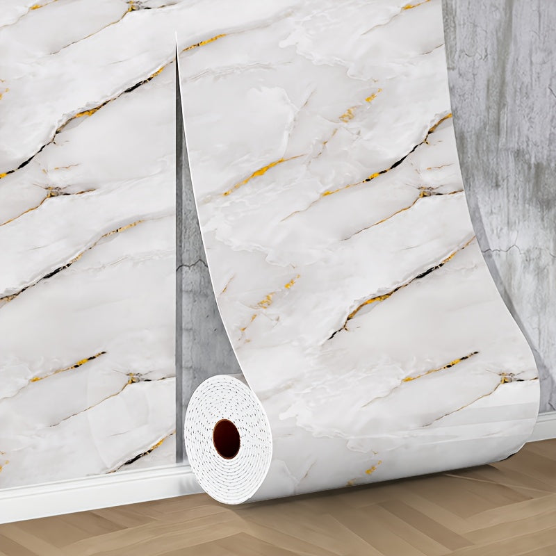 Marble Peel and Stick Wall Tiles, 2.5mm Thick XPE Panels