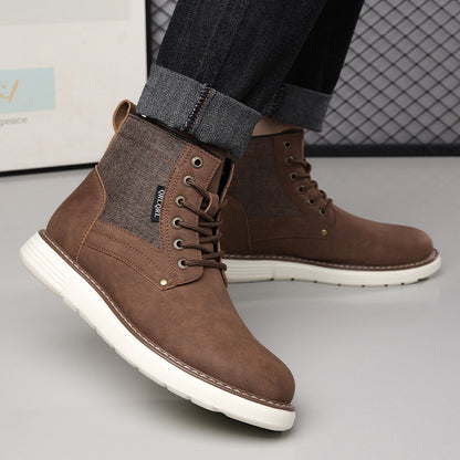 Men's British Style Soft Sole Business Casual Leather Boots