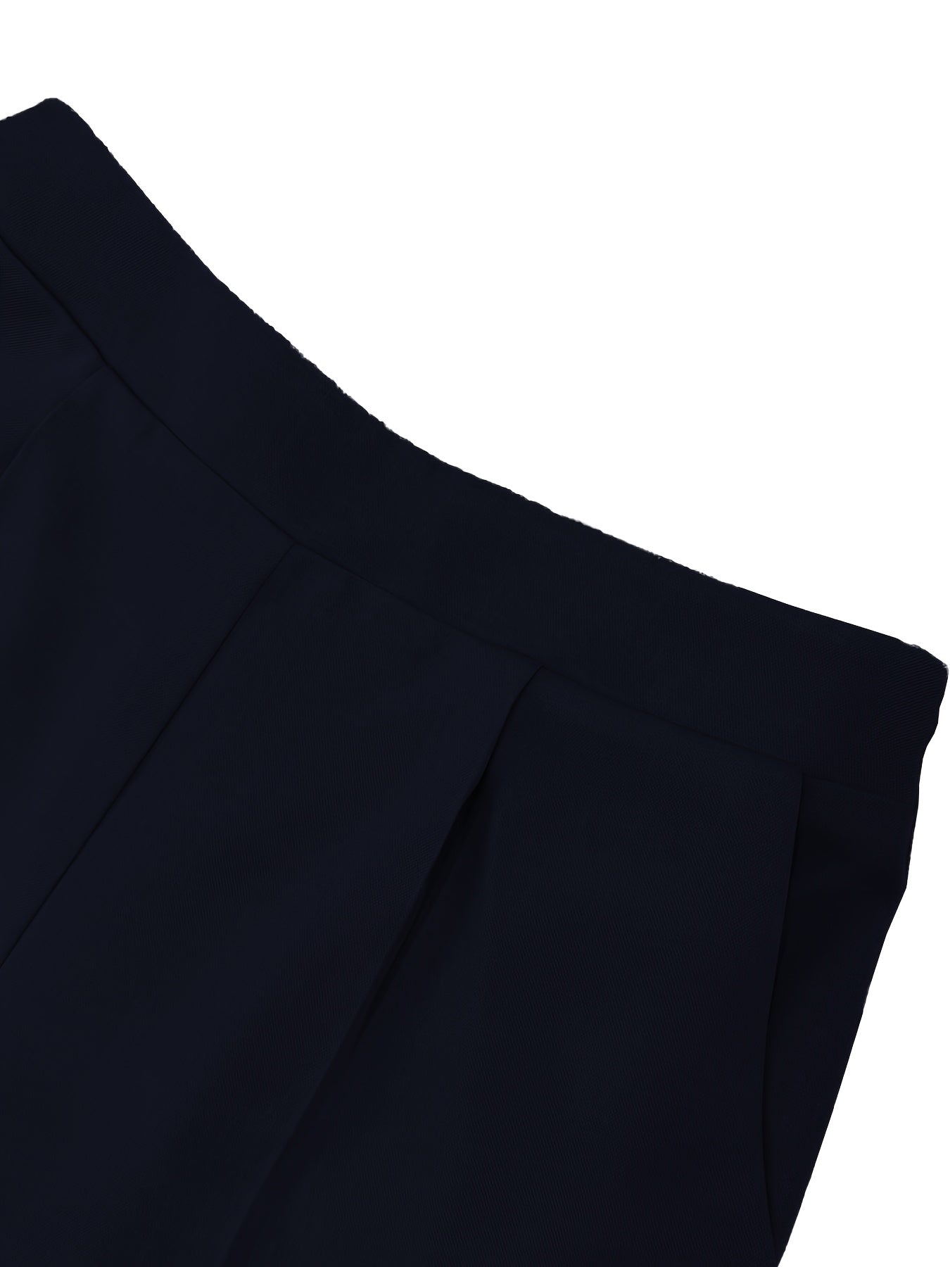 Women's Fashionable Set in Solid Color Top with Straight-Leg Pants, 2pcs Set for Elegant Style